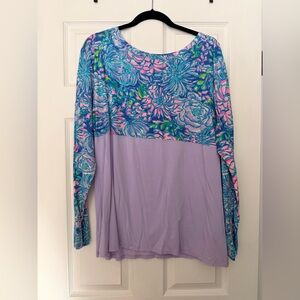 Lilly Pulitzer Finn Top In Full Bloom Print XXL